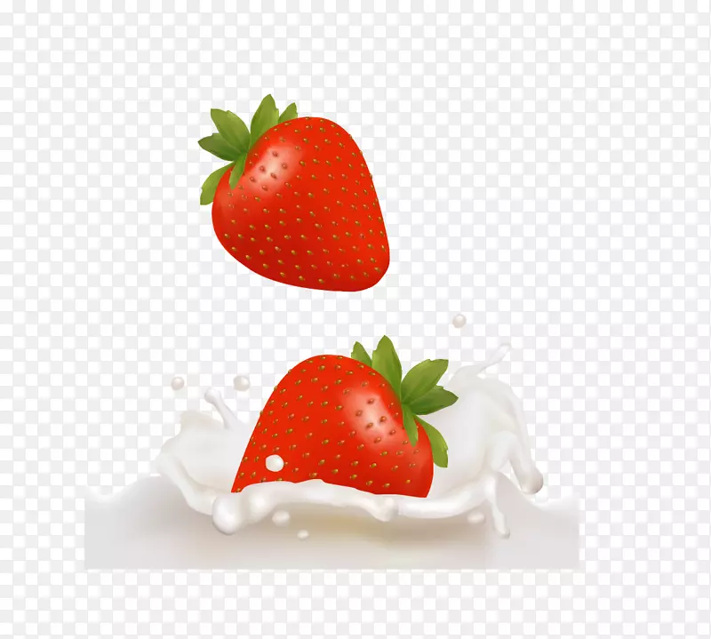 冰淇淋汁牛奶草莓-草莓奶