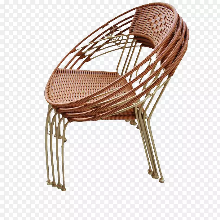 藤条-小型户外藤条椅