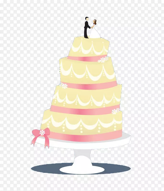结婚蛋糕生日蛋糕甜点手绘婚礼蛋糕
