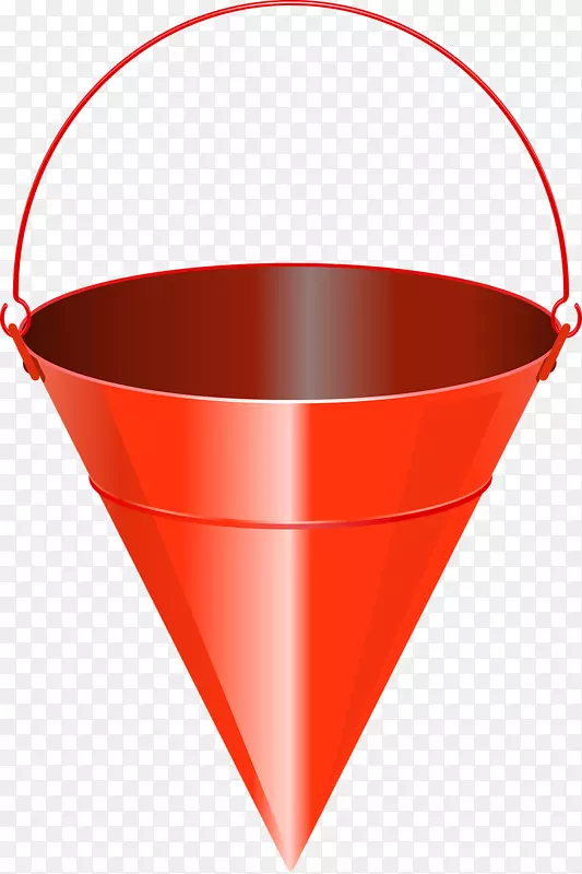 消防水桶下载-红色水桶