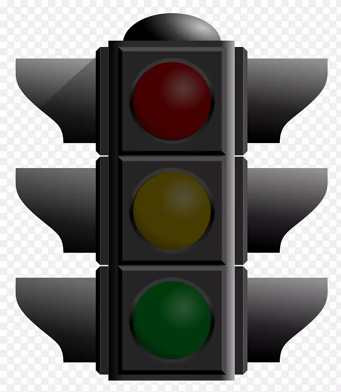 交通信号灯红色交通标志剪辑艺术-交通信号灯关闭