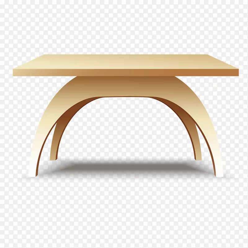 咖啡桌图标-木制桌子