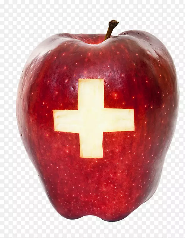 安全警告标志急救包紧急-交叉苹果