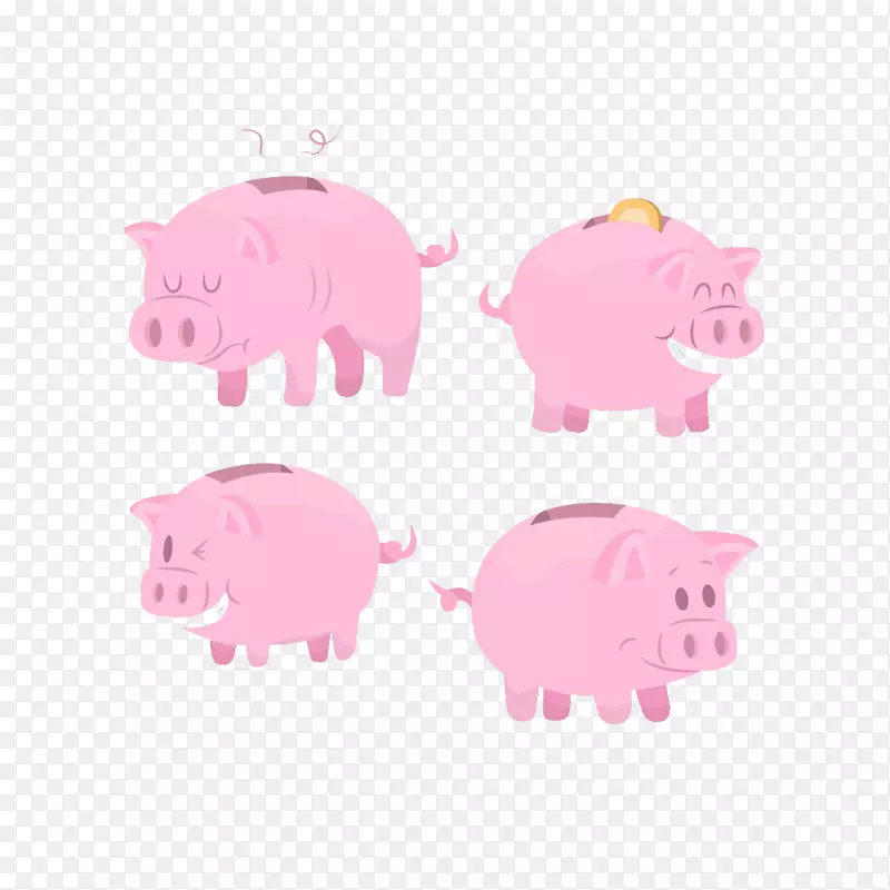 国内生猪钱猪储蓄罐-粉红猪储蓄罐