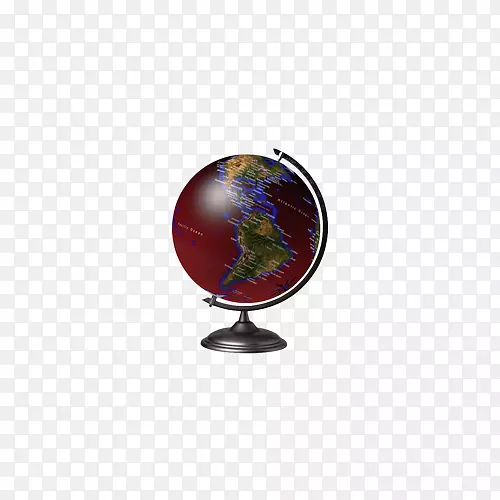 下载图标-红色地球仪