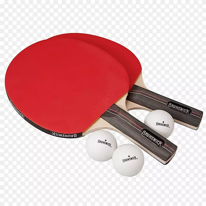 乒乓球球拍池-一对乒乓球和球拍
