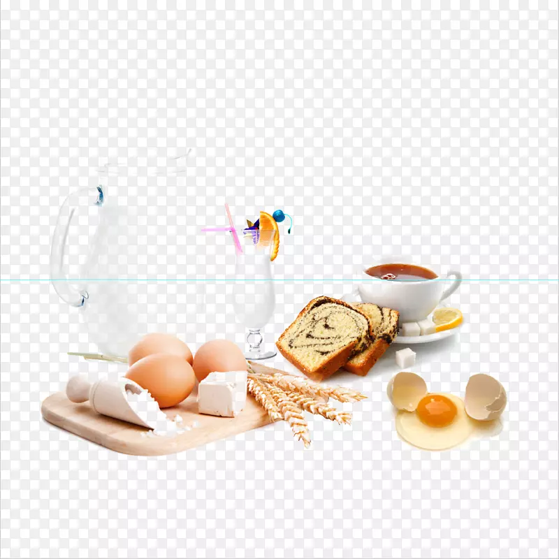 咖啡早餐豆奶鸡蛋营养早餐