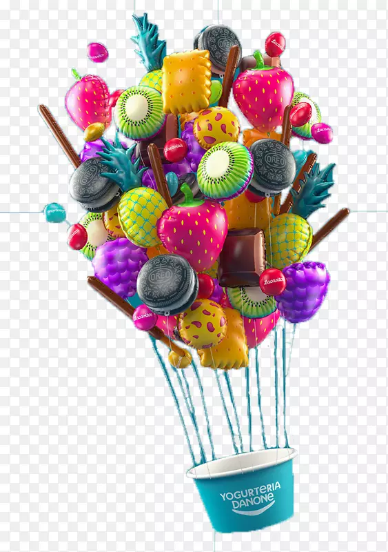 冰淇淋气球水果气球