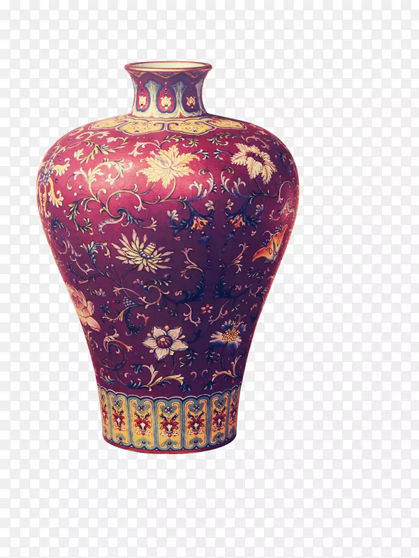 景德镇瓷布达亚天河陶瓷砚-古典花瓶