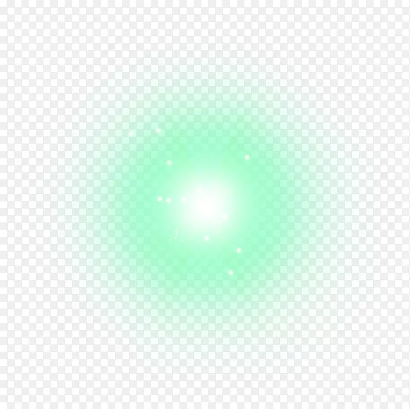 浅绿色白点晕-绿晕白点效应元素