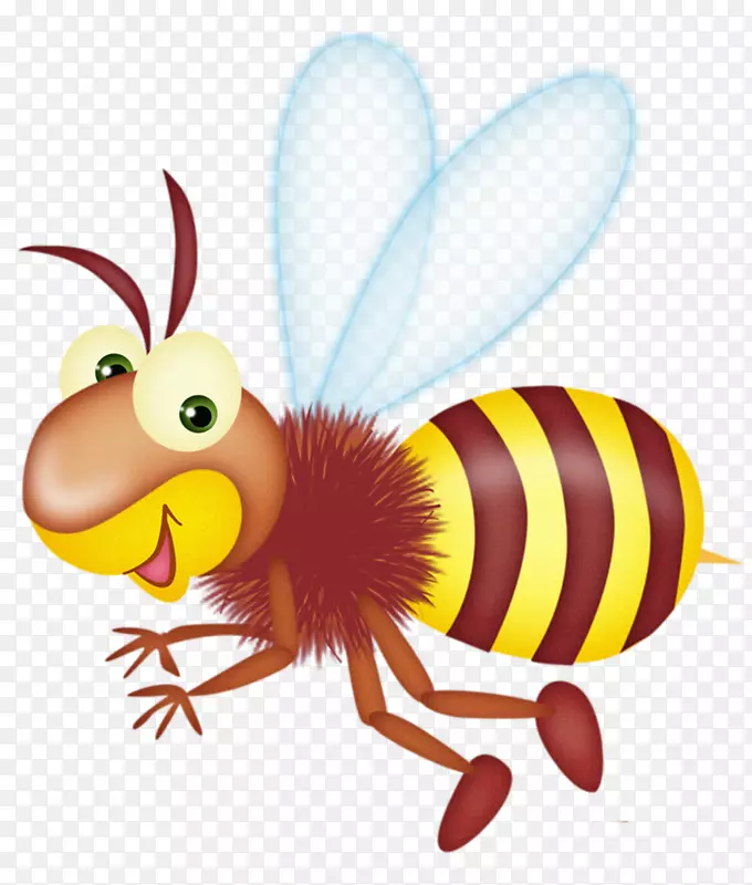 蜜蜂动画剪辑艺术-卡通蜜蜂