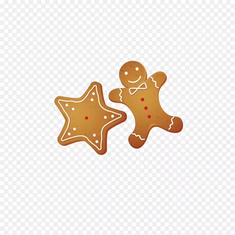 姜饼人圣诞装饰饼干卡通材料饼干
