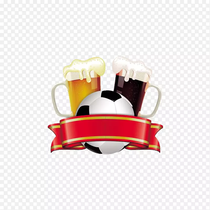 啤酒足球插图-欧洲杯饮料