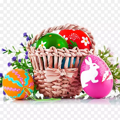 复活节兔子篮子复活节彩蛋复活节玩具
