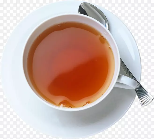 茶杯-带勺子的咖啡杯