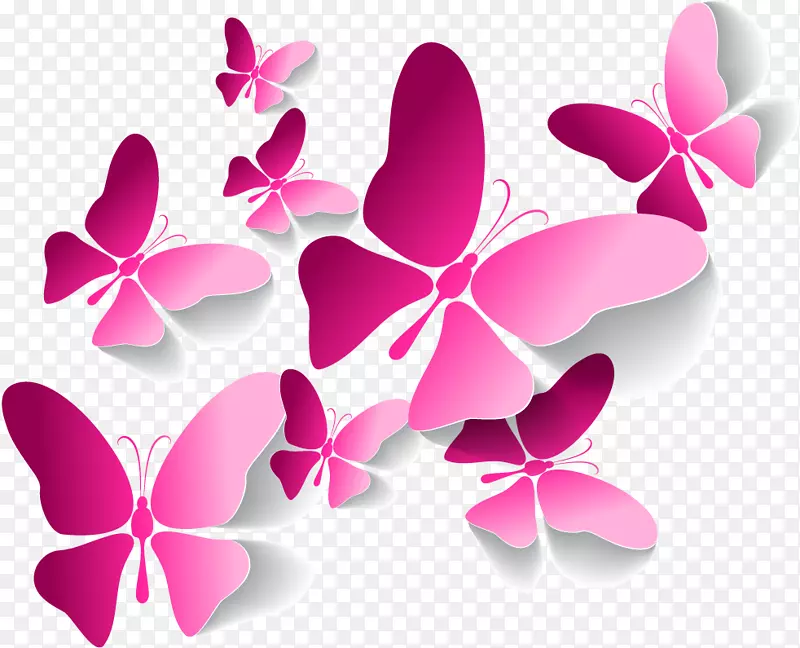 蝴蝶粉色鞋带结-蝴蝶，粉色蝴蝶，创意淘宝