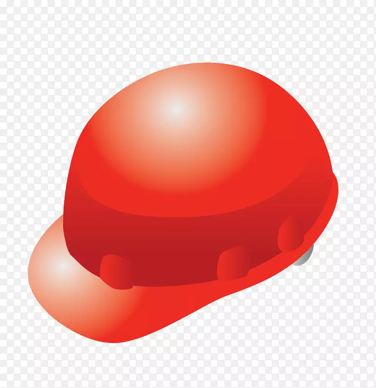 红色安全帽-红色头盔