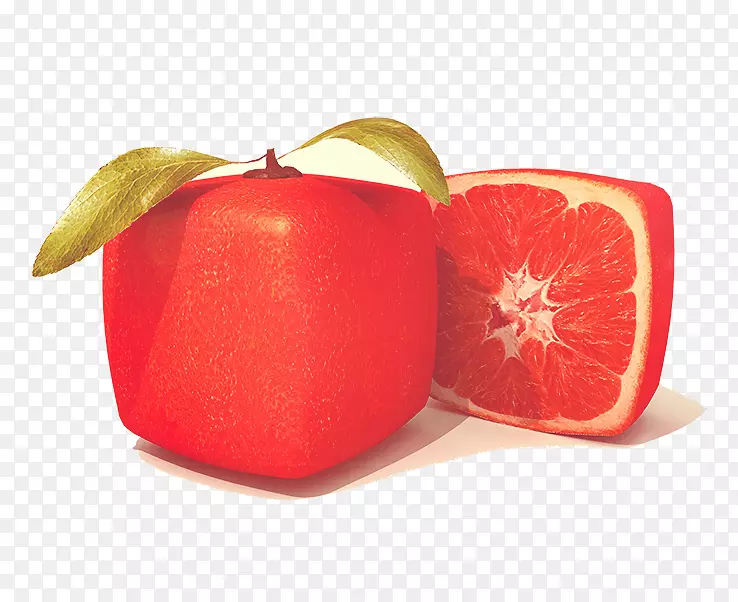 血橙葡萄柚汁柚子-创意葡萄柚