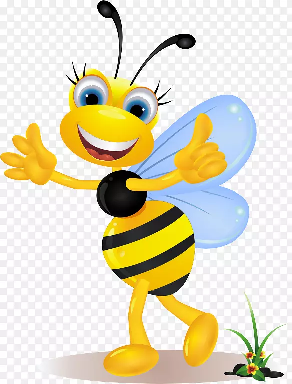 蜜蜂版税-免费摄影剪贴画-卡通蜜蜂