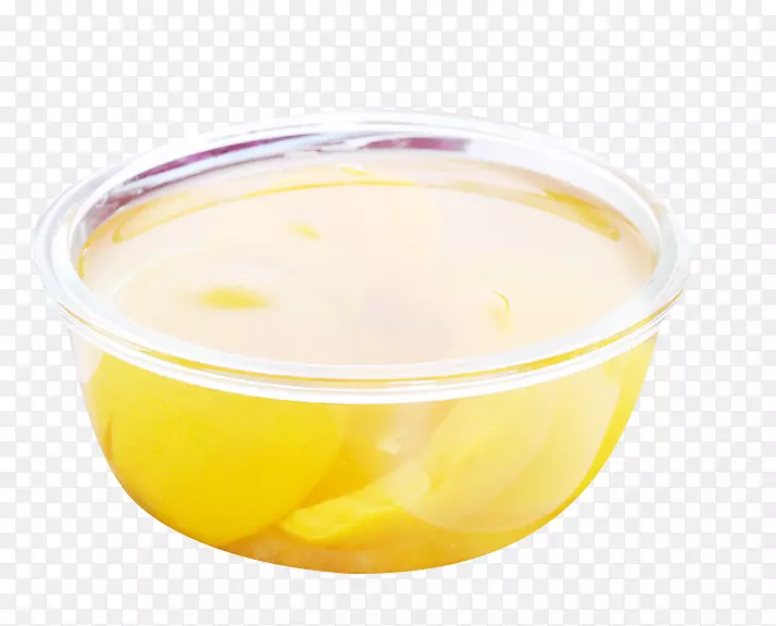 柠檬水玻璃碗-玻璃杯中的柠檬水