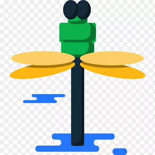 蜻蜓昆虫翅膀图标-蜻蜓