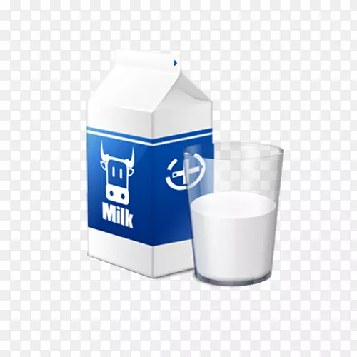 牛奶早餐食品图标-早餐