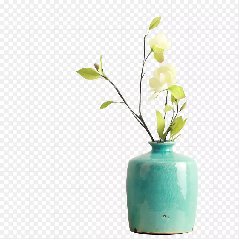 花瓶蓝花瓶