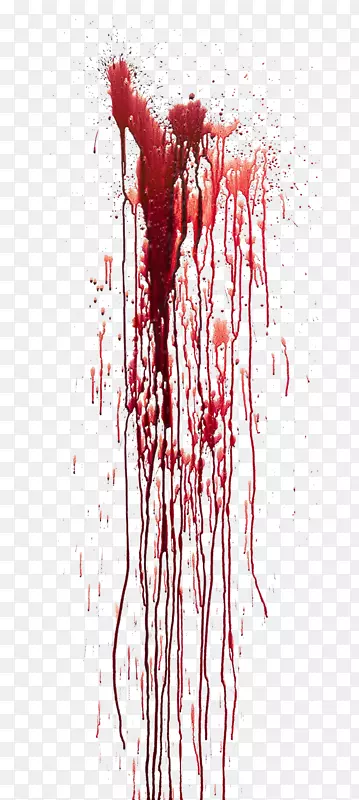 血残留物-溅血