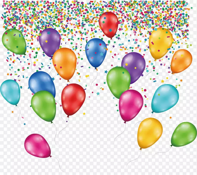 生日蛋糕气球-创意生日