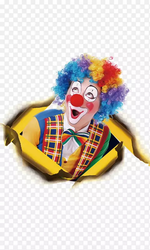 小丑海报下载幽默-愚人节小丑形象元素