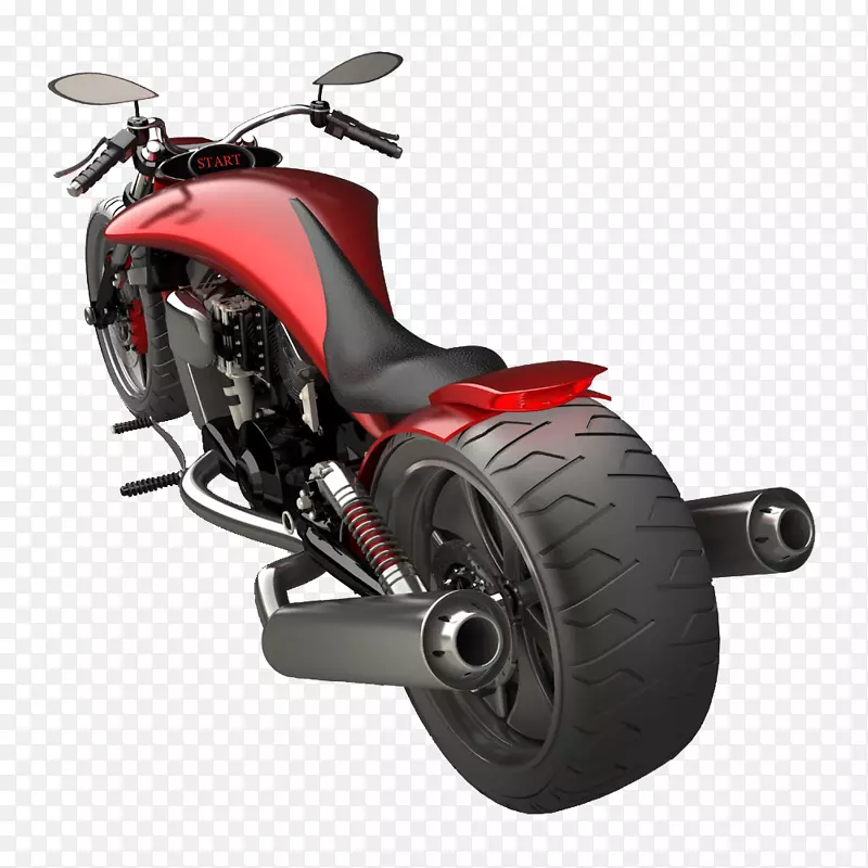 汽车摩托车轮胎运动自行车-摩托车模型