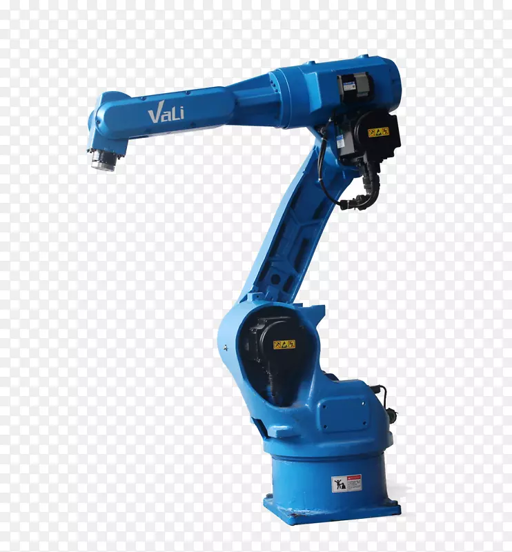 工业机器人计算机数控机械手蓝色工业机器人