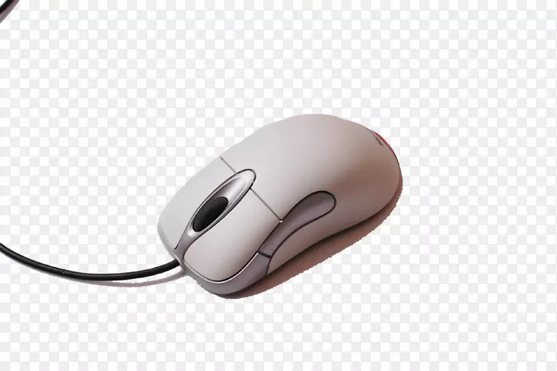 电脑鼠标微软鼠标白-有线鼠标白色