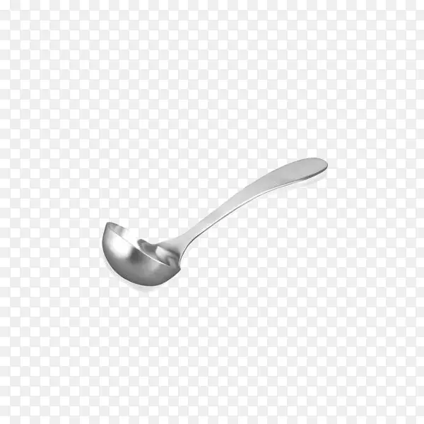 勺子白色黑色图案-莱文简亚当斯不锈钢餐具匙