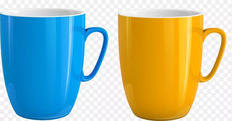 咖啡杯茶咖啡杯双杯