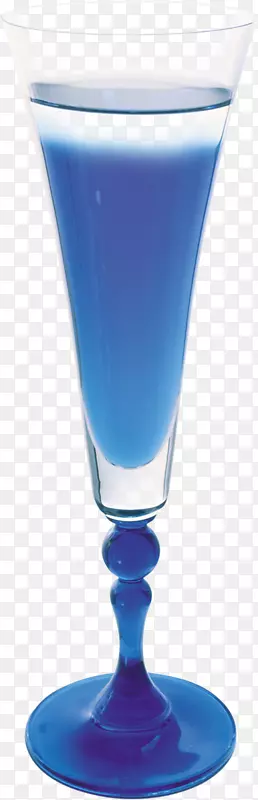 蓝色夏威夷鸡尾酒，茶，酒杯，饮料-蓝色分层鸡尾酒材料，可随意拉扯。