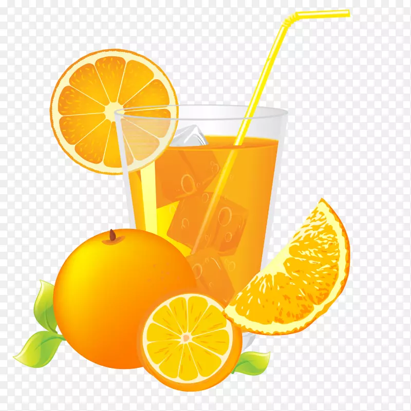 橙汁苹果汁卡通鲜橙汁
