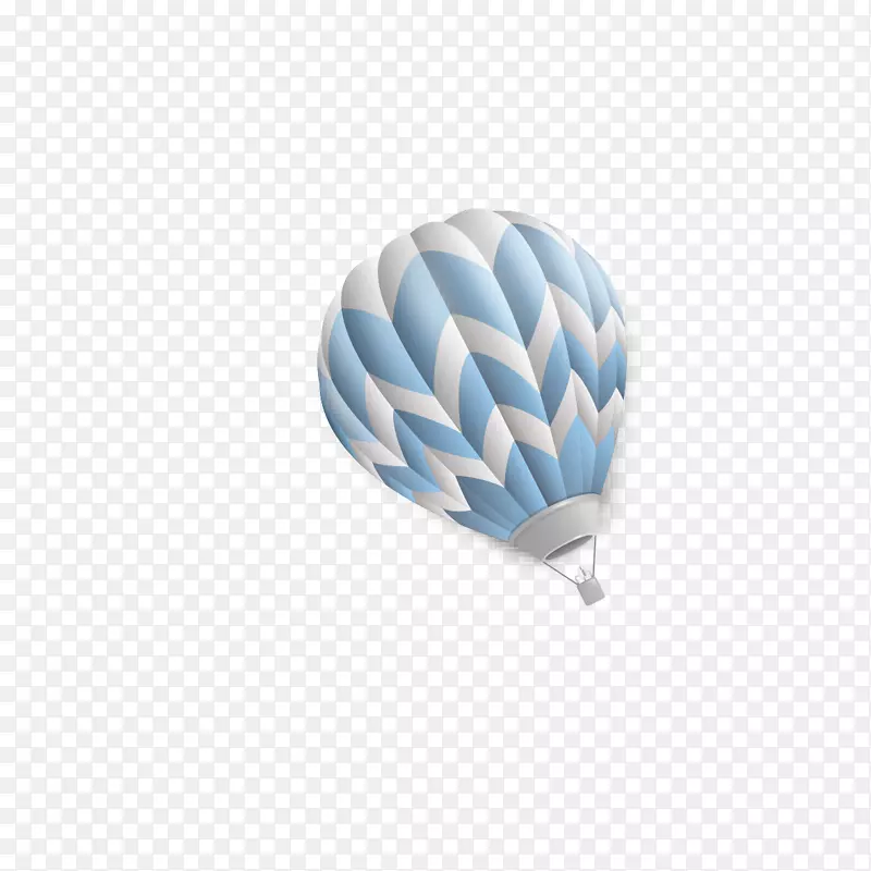 气球图标-蓝色降落伞
