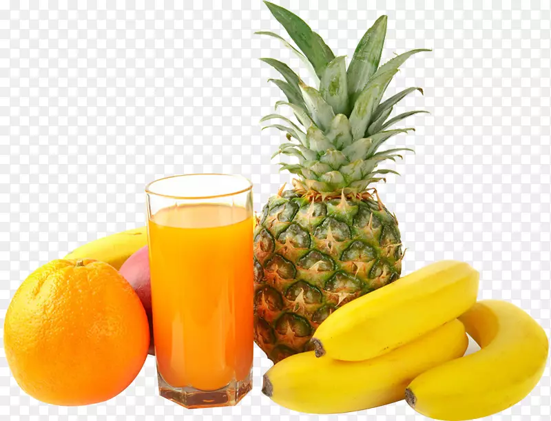 果汁鸡尾酒菠萝保健水果菠萝