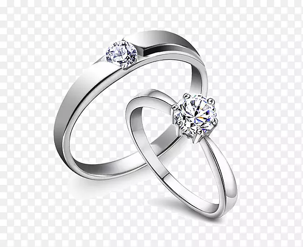 订婚戒指立方氧化锆结婚戒指珠宝钻石戒指