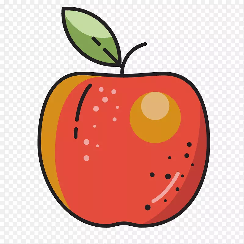 苹果图标-卡通苹果