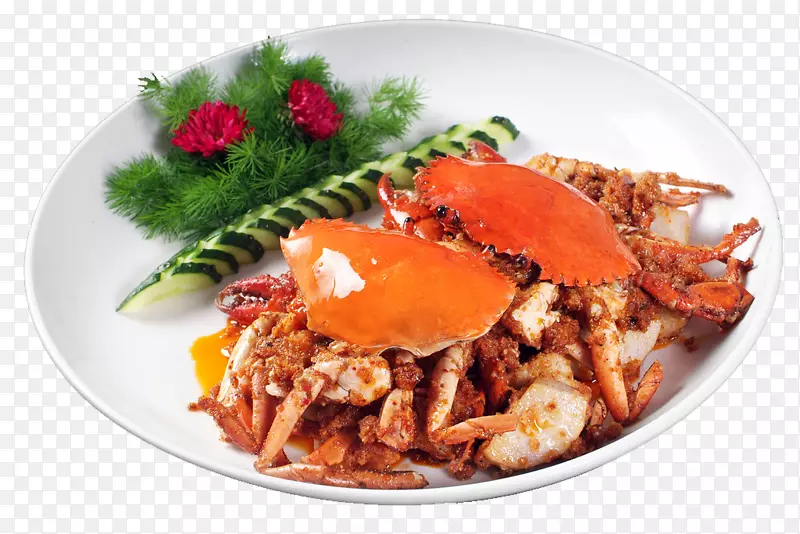 螃蟹蒸泰国菜培根蔬菜-普拉丘布蒸蟹