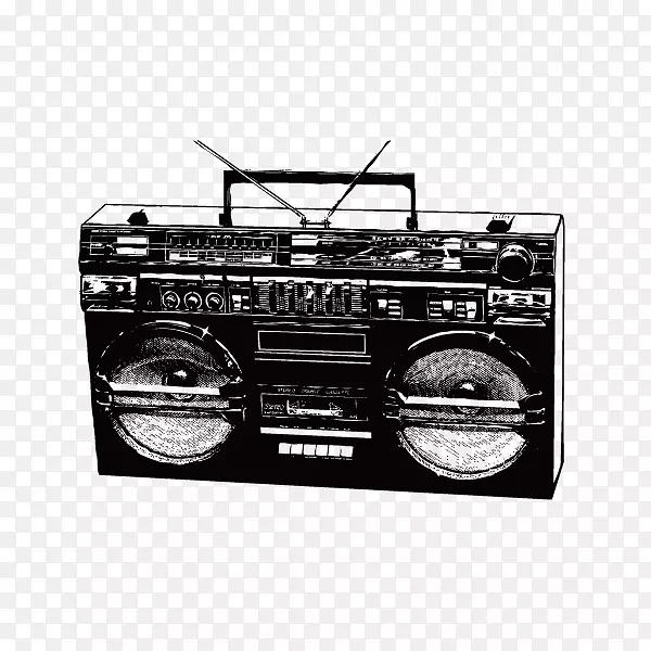 爆盒收音机剪辑艺术-收音机
