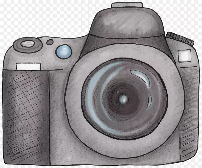 数码单反相机镜头无镜可互换镜头卡通片照相机