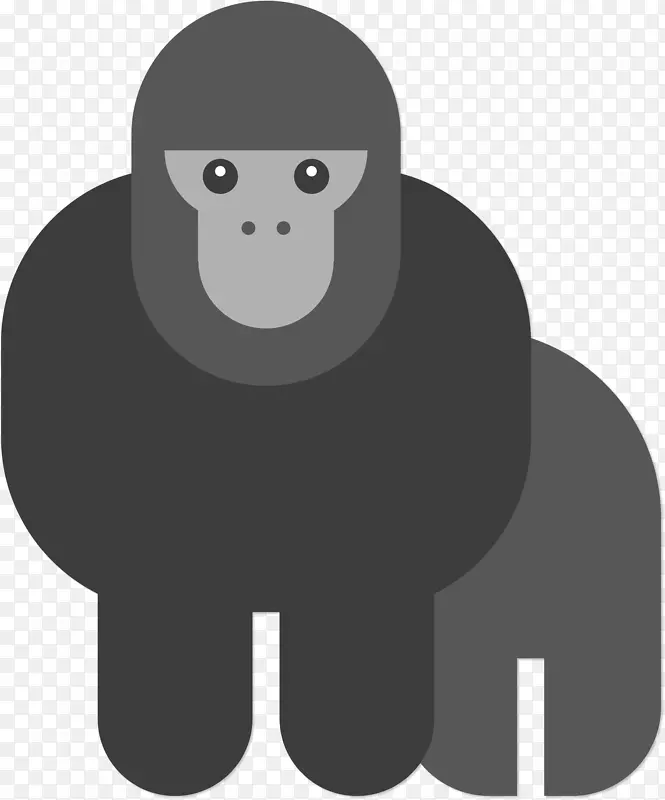 大猩猩可怕的大猩猩