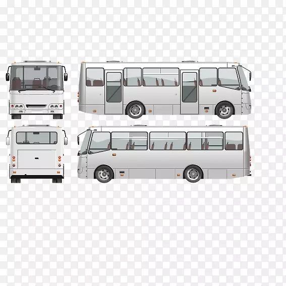 旅游巴士服务-免费插画-巴士