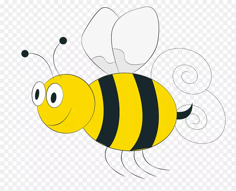 蜜蜂剪贴画手绘可爱蜜蜂