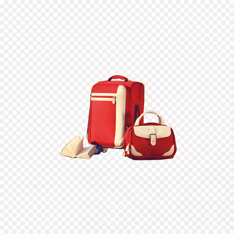 行李-红色袋子