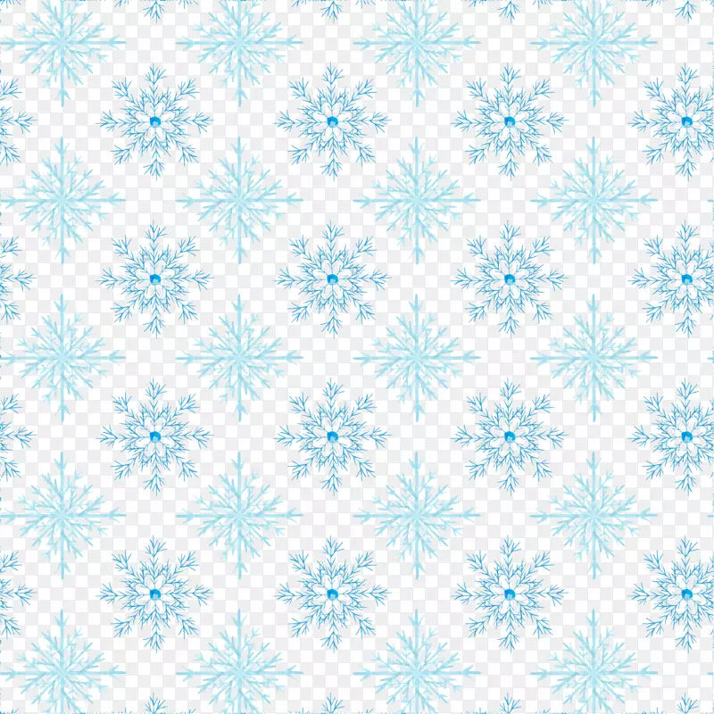 雪花水彩画图案-冬季雪花背景图案