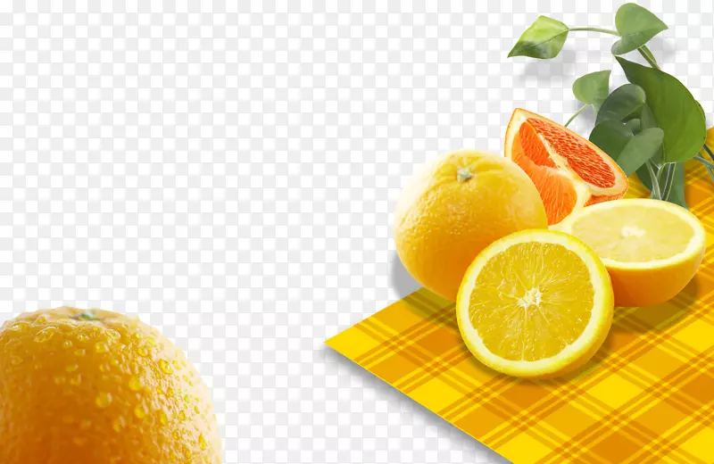 柠檬-石灰饮料碳酸饮料-垫子上的柠檬